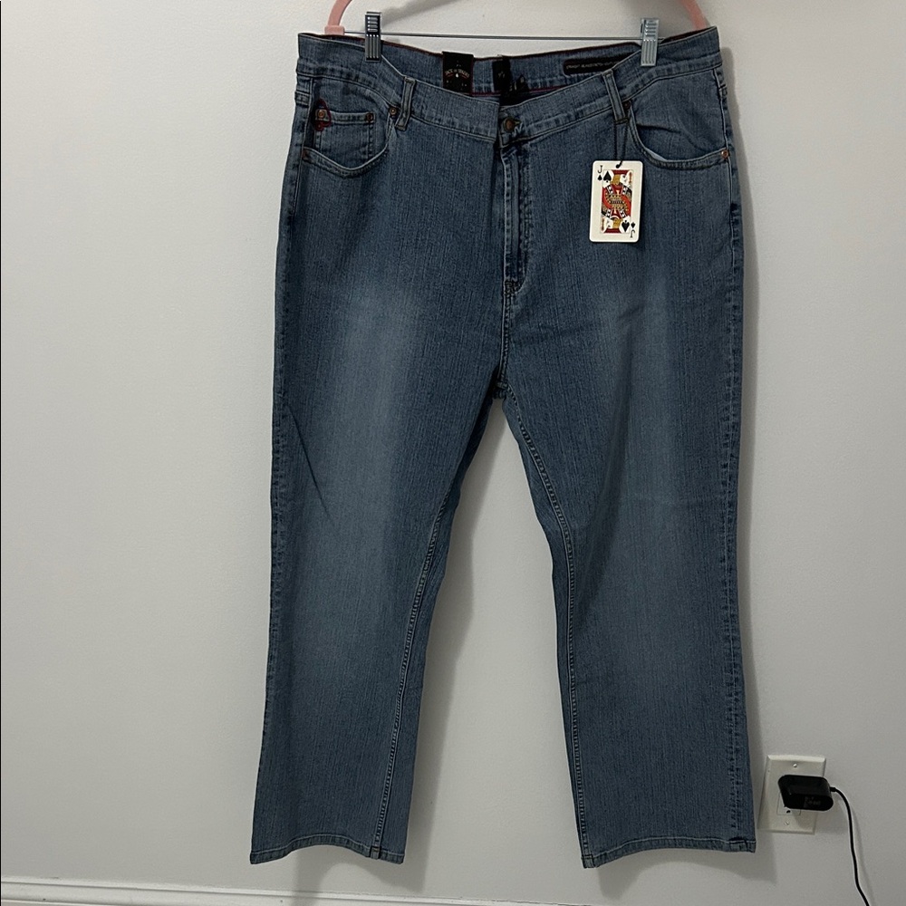 Jack of Spades Straight Relaxed Stretch Light Sand Jeans